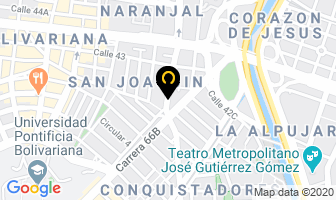 Mapa de Dakar Wheels en Medellín