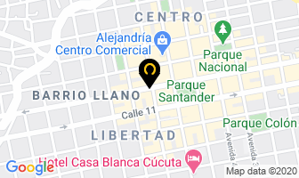 Mapa de Dalex Suelas en Cúcuta