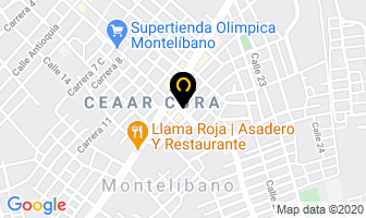 Mapa de Dalimar Uniformes E.u. en Montelíbano