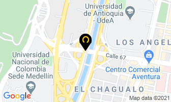 Mapa de Damareu en Medellín