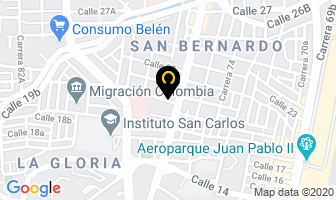 Mapa de Damau S.a.s. en Medellín