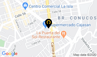 Mapa de Damotor en Bucaramanga