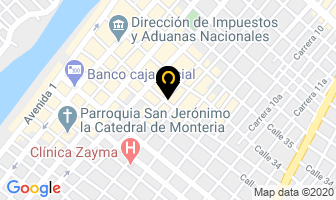 Mapa de Dandy Punto Gourmet en Montería