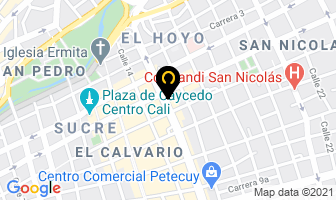 Mapa de Dani Richard Videos en Cali