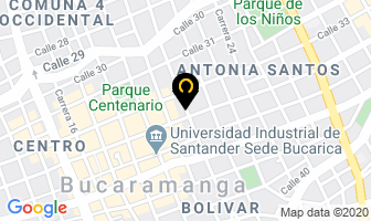 Mapa de Dani Vidrios en Bucaramanga