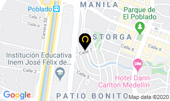 Mapa de Daniel Andrés Correa Posada en Medellín