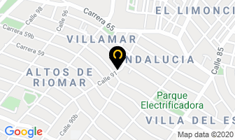 Mapa de Daniela Mercado Psiquica en Barranquilla