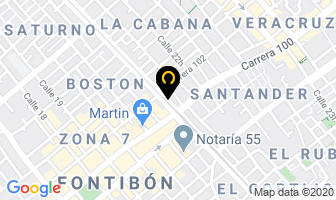 Mapa de Daniplast en Bogotá D.C