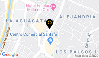 Mapa de Dann Regional en Medellín