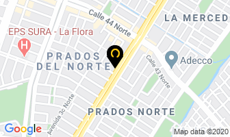 Mapa de Danny Betto Arepería en Cali