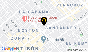 Mapa de Danualuminios Sas en Bogotá D.C
