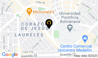 Mapa de Danza Arabe Danzalma en Medellín