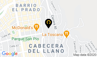 Mapa de Danzazul en Bucaramanga