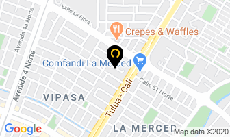Mapa de D.a.s. en Cali