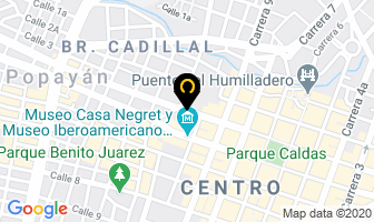 Mapa de D.a.s. en Popayán
