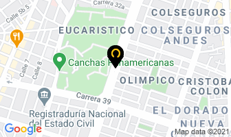 Mapa de Dat Controler Plus en Cali