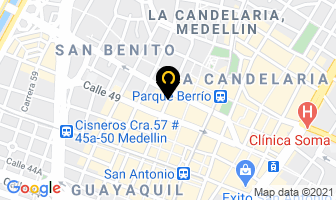 Mapa de Data Jurídicos Ltda. en Medellín