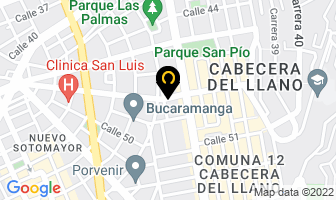 Mapa de Datarchivos en Bucaramanga
