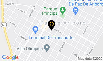 Mapa de Datasoftware Servicios Informáticos en Paz de Ariporo