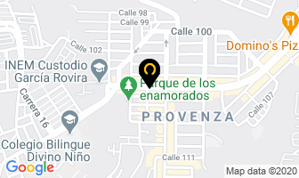 Mapa de Dauphin Heladería en Bucaramanga
