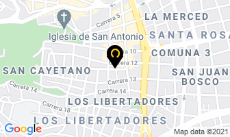 Mapa de Davila Vivas Luis Fernando en Cali