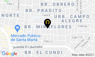 Mapa de Dayal Fiesta en Santa Marta