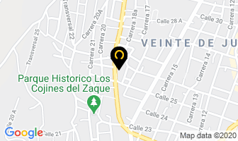Mapa de Daza Hotel Paipa en Tunja