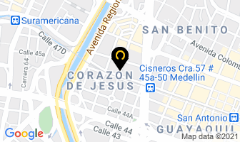 Mapa de D'chalos Jeans en Medellín
