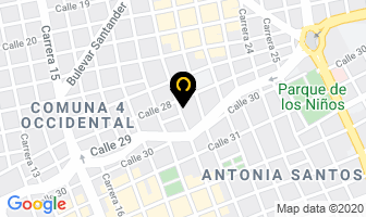 Mapa de D'class Spa en Bucaramanga