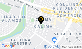 Mapa de D´coral Muebles en Cali