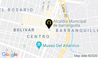 Mapa de De Castro Luz Nelly en Barranquilla