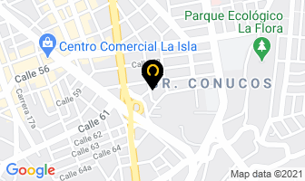 Mapa de De Compras Ya.com en Bucaramanga