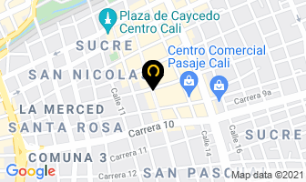 Mapa de De Fresa Store en Cali