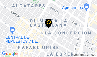 Mapa de De Irisarri Mauricio en Bogotá D.C