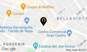 Mapa de De La Espriella Autos en Barranquilla