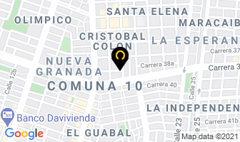 Mapa de De Pelos Y Cremas en Cali