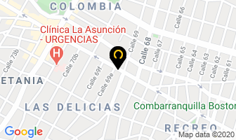 Mapa de De Rumba Licores en Barranquilla