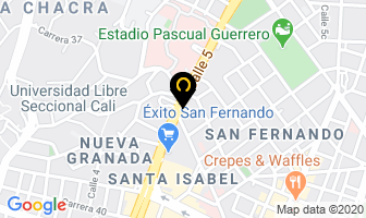 Mapa de De Rumba Por El Valle en Cali