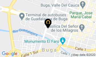 Mapa de De Trigo Panadería en Buga