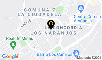 Mapa de De Una Express en Bucaramanga