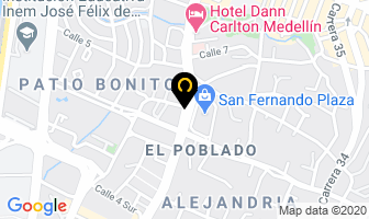 Mapa de Deceval S.a. en Medellín