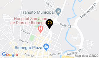 Mapa de Decor Alum en Rionegro
