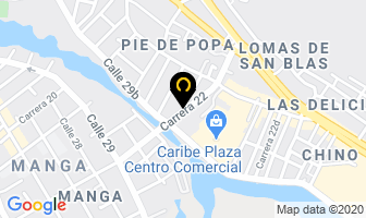 Mapa de Decor Eventos en Cartagena