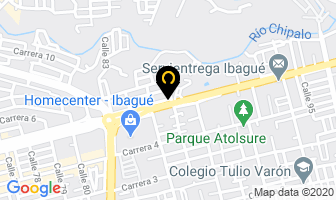 Mapa de Decoraciones Av. Quinta en Ibagué
