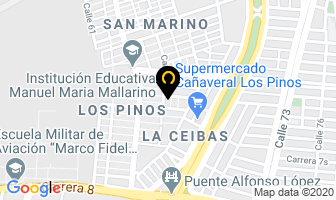 Mapa de Decoraciones Deisy en Cali
