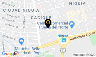 Mapa de Decoraciones Exito en Medellín