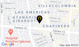 Mapa de Decoraciones Motitas en Cali