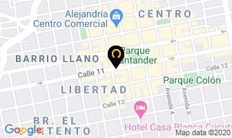 Mapa de Decoraciones Nayibe en Cúcuta