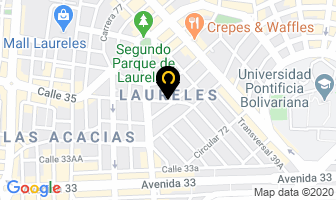 Mapa de Decoraciones Omega Ltda en Medellín