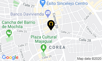 Mapa de Decoraciones Oviedo en Sincelejo